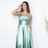 VESTIDO ALCINHA DRAPEADO RODADO VESTIDO DE FESTA PETRA FINA